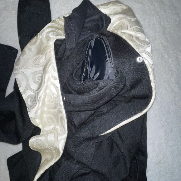 Vintage Long Dress Button Front Womens Classic 12 Collared Melissa Black USA - Picture 12 of 12